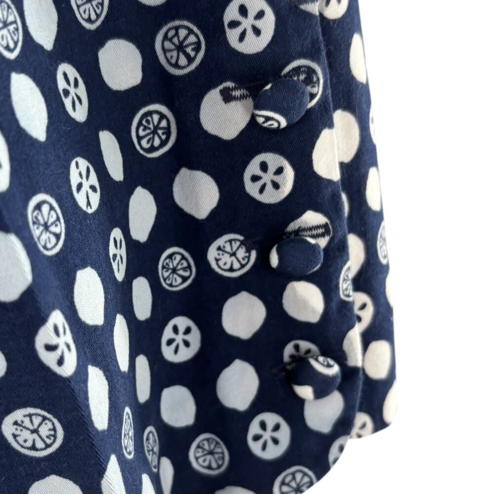 Lilly Pulitzer Blue Kristen Fruit Squirt Print Palm Beach Fit Capri Pants - Picture 5 of 10